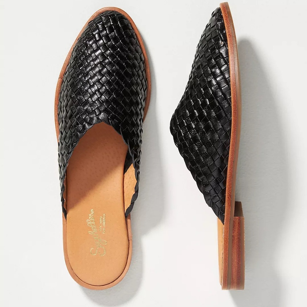 Seychelles Places to Go Woven Leather Mules
